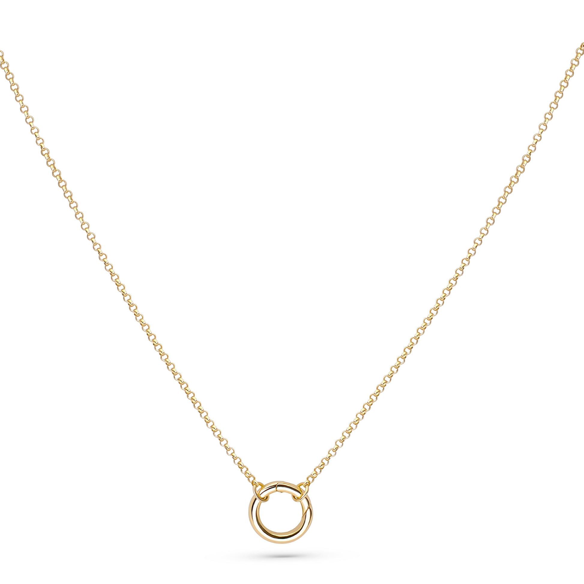 Baby Link Necklace 14K Gold Vermeil over Sterling Silver