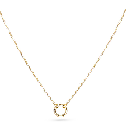 Baby Link Necklace 14K Gold Vermeil over Sterling Silver