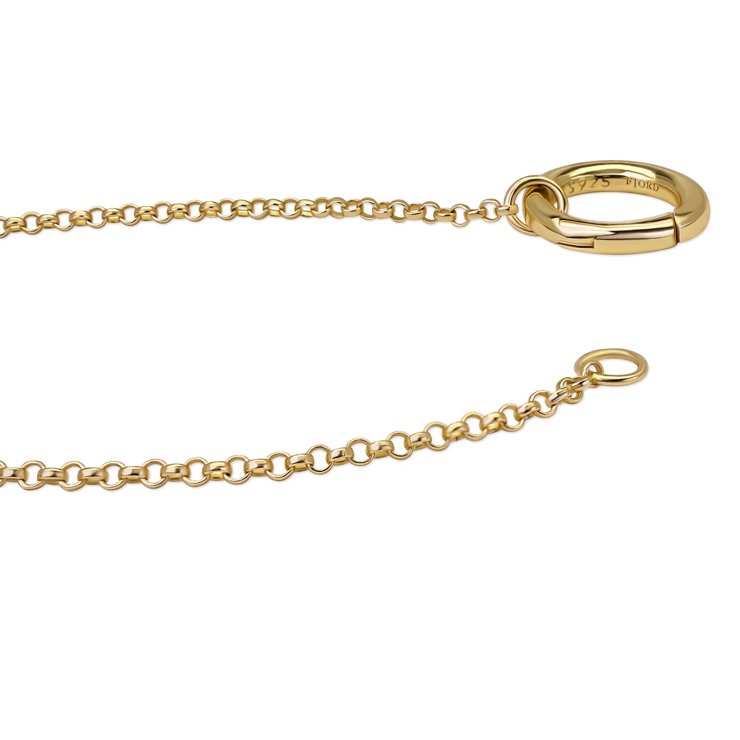 Baby Link Clasp Details - 14K Gold Vermeil over Sterling Silver