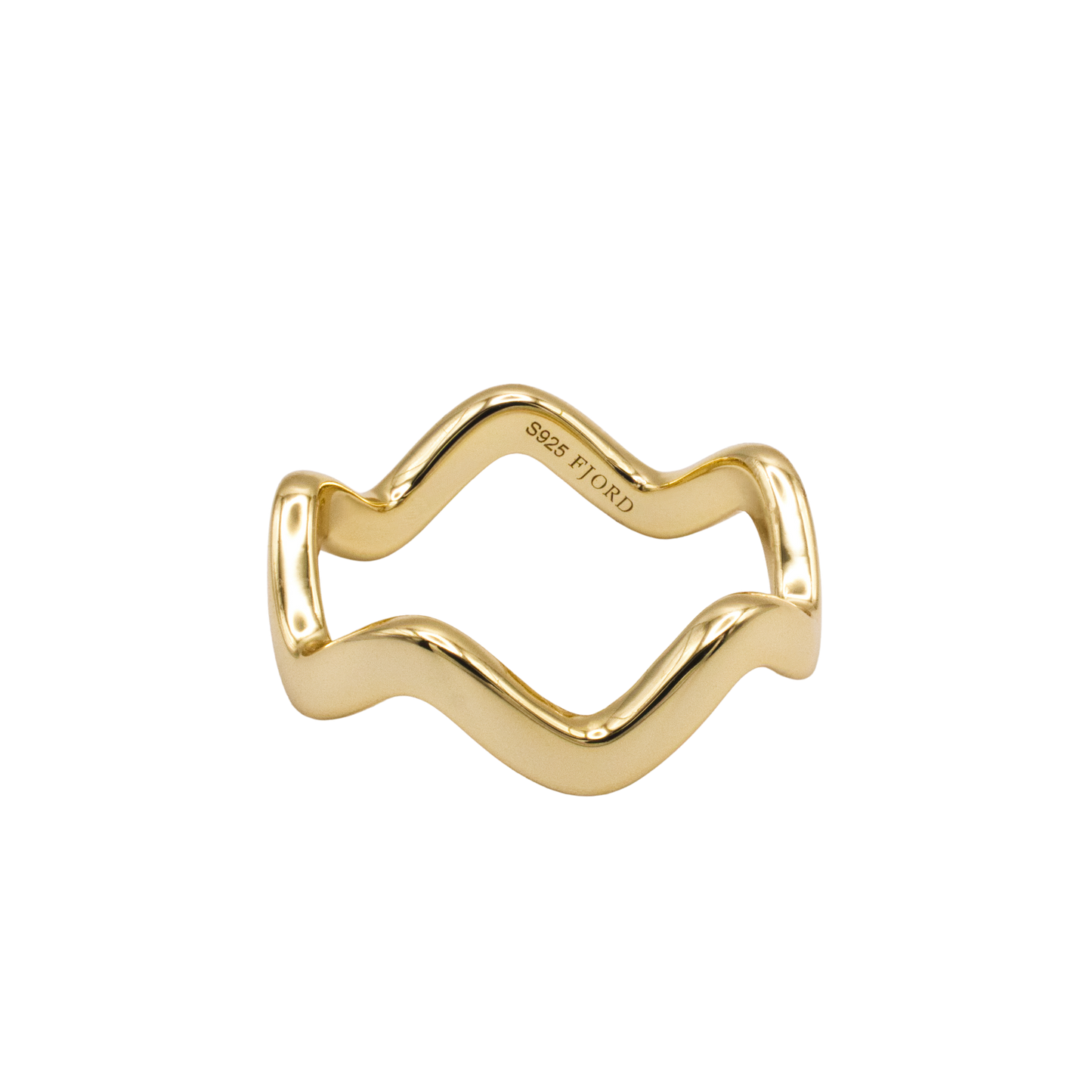 Close-up of Ripple Ring showcasing its fluid design