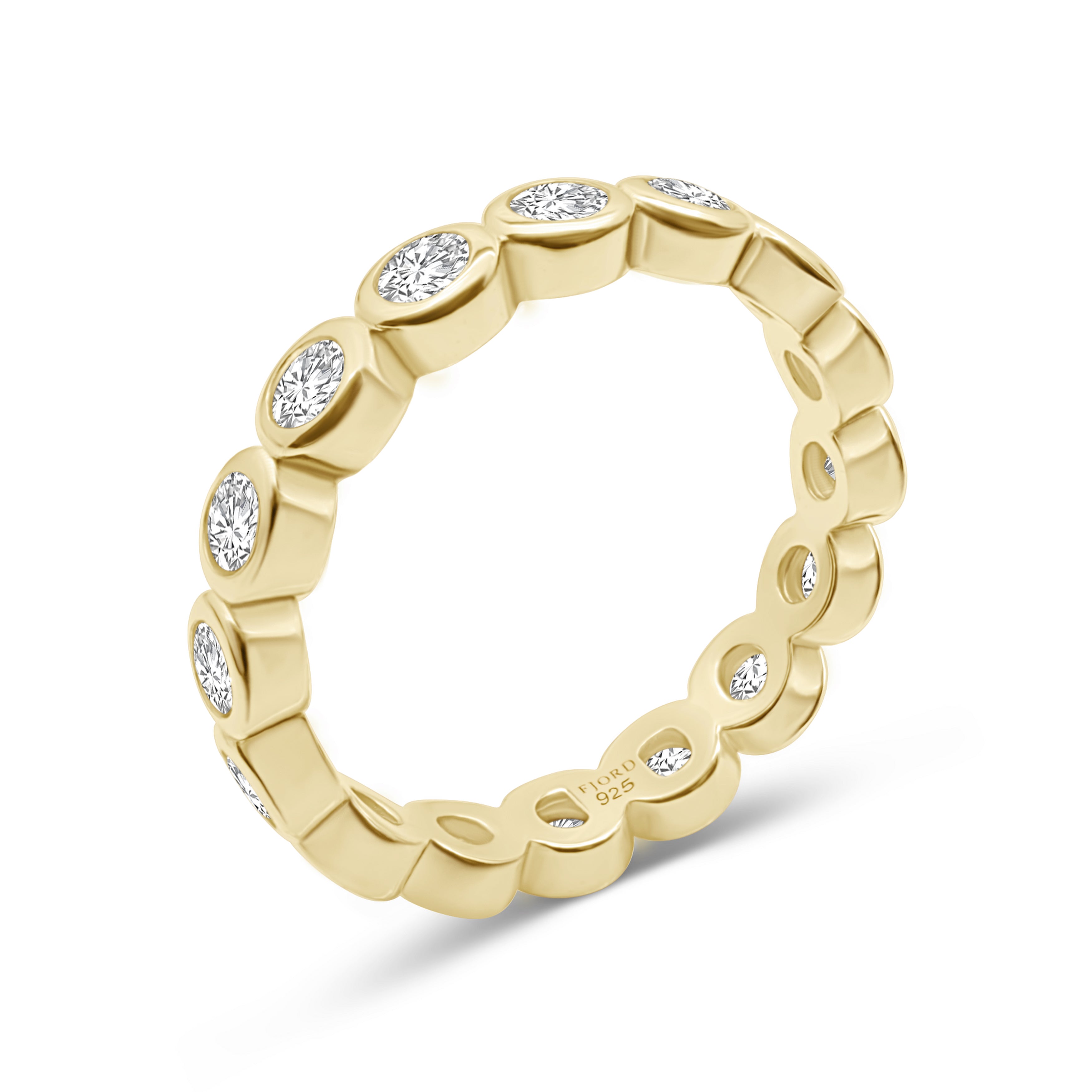 Essence Eternity Ring | Cubic Zirconia in 14K Gold Vermeil over