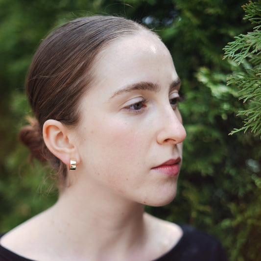 Horizon Hoops worn by model