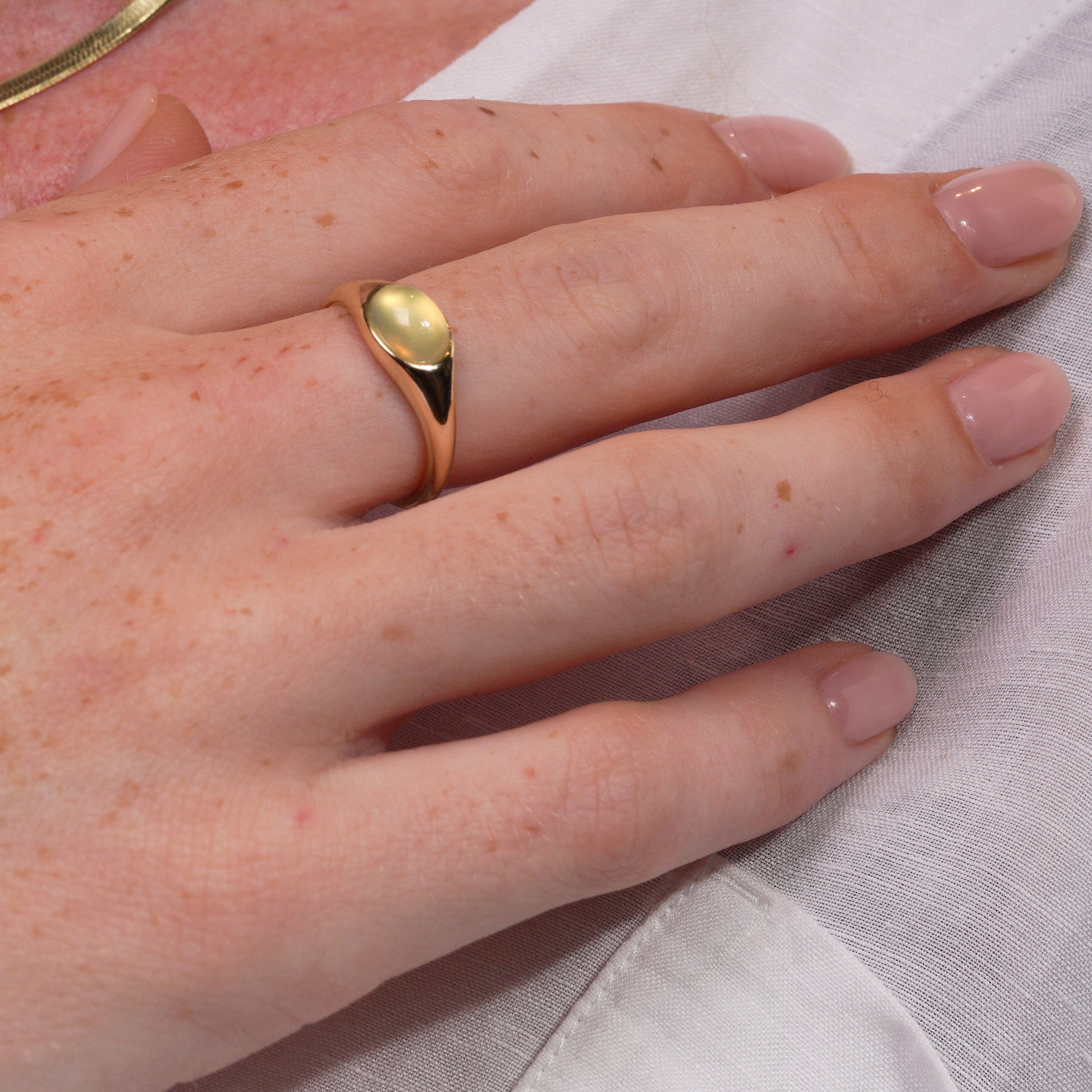 Prehnite Essence Ring