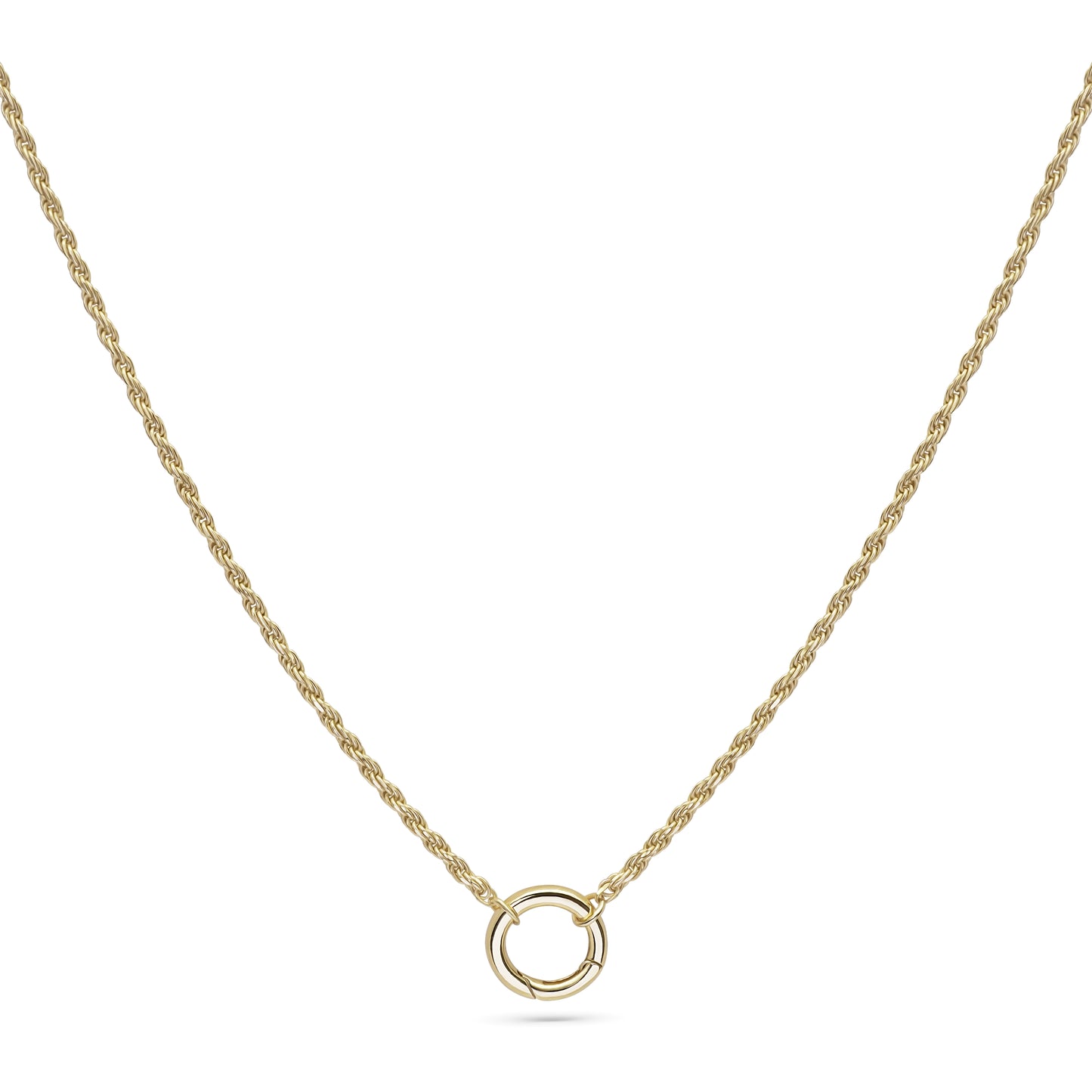 Rope Chain Necklace 14K Gold Vermeil over Sterling Silver