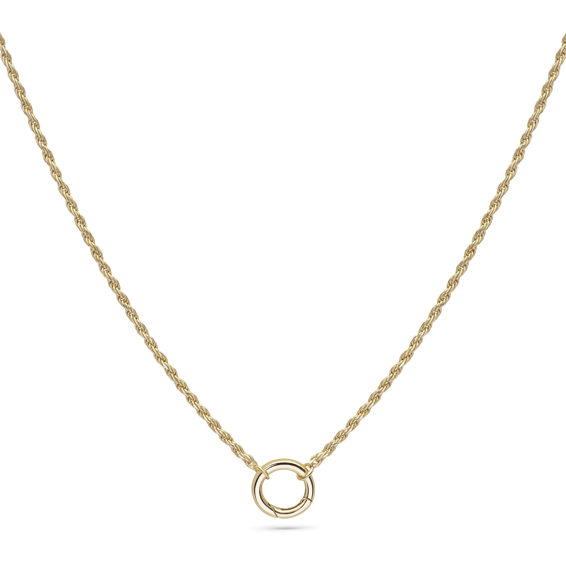 Rope Chain Necklace 14K Gold Vermeil over Sterling Silver