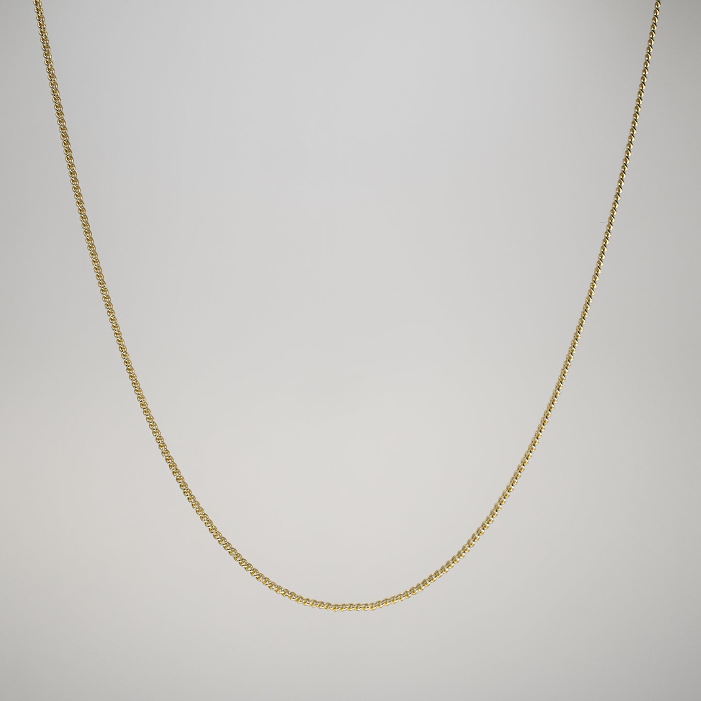Golden Fine Curb Chain