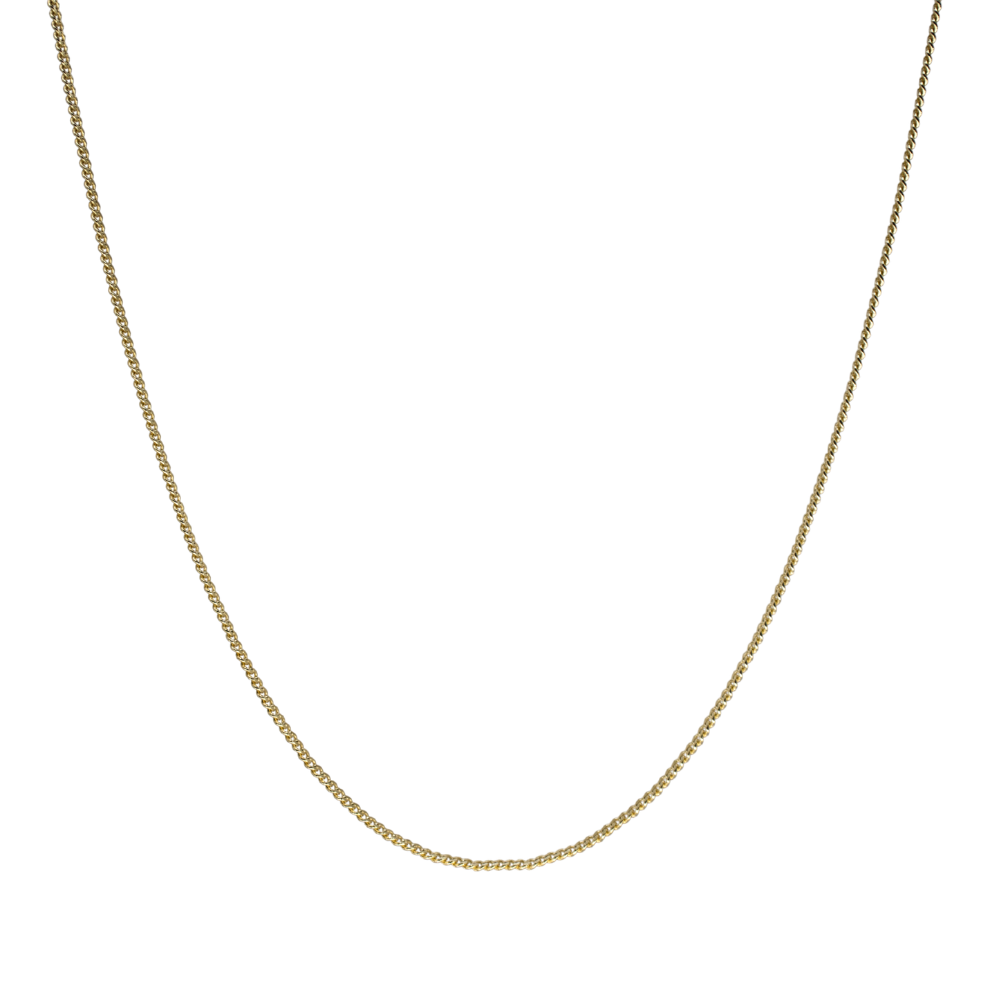 Golden Fine Curb Chain