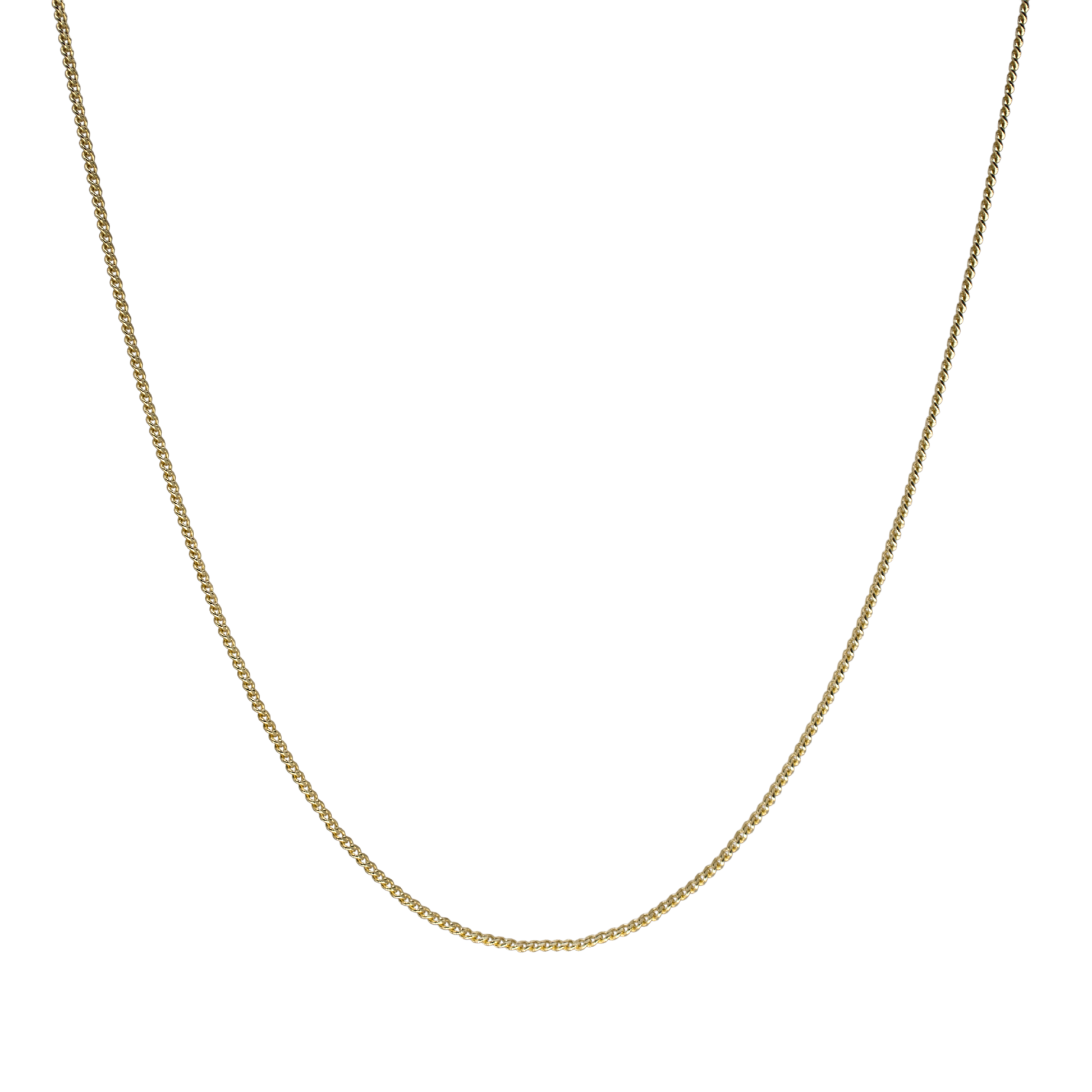 Golden Fine Curb Chain