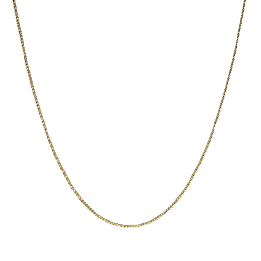 Golden Fine Curb Chain