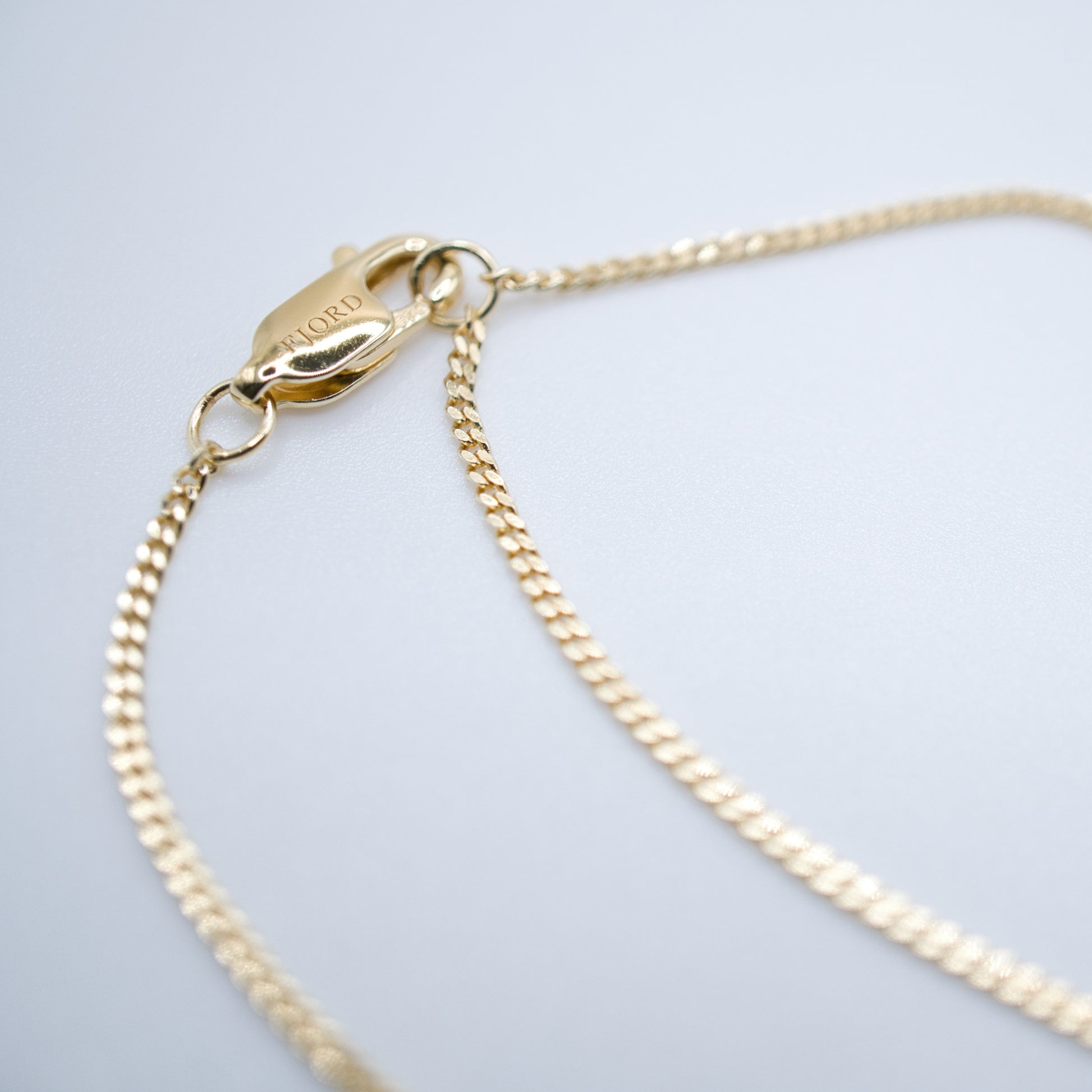 Golden Fine Curb Chain