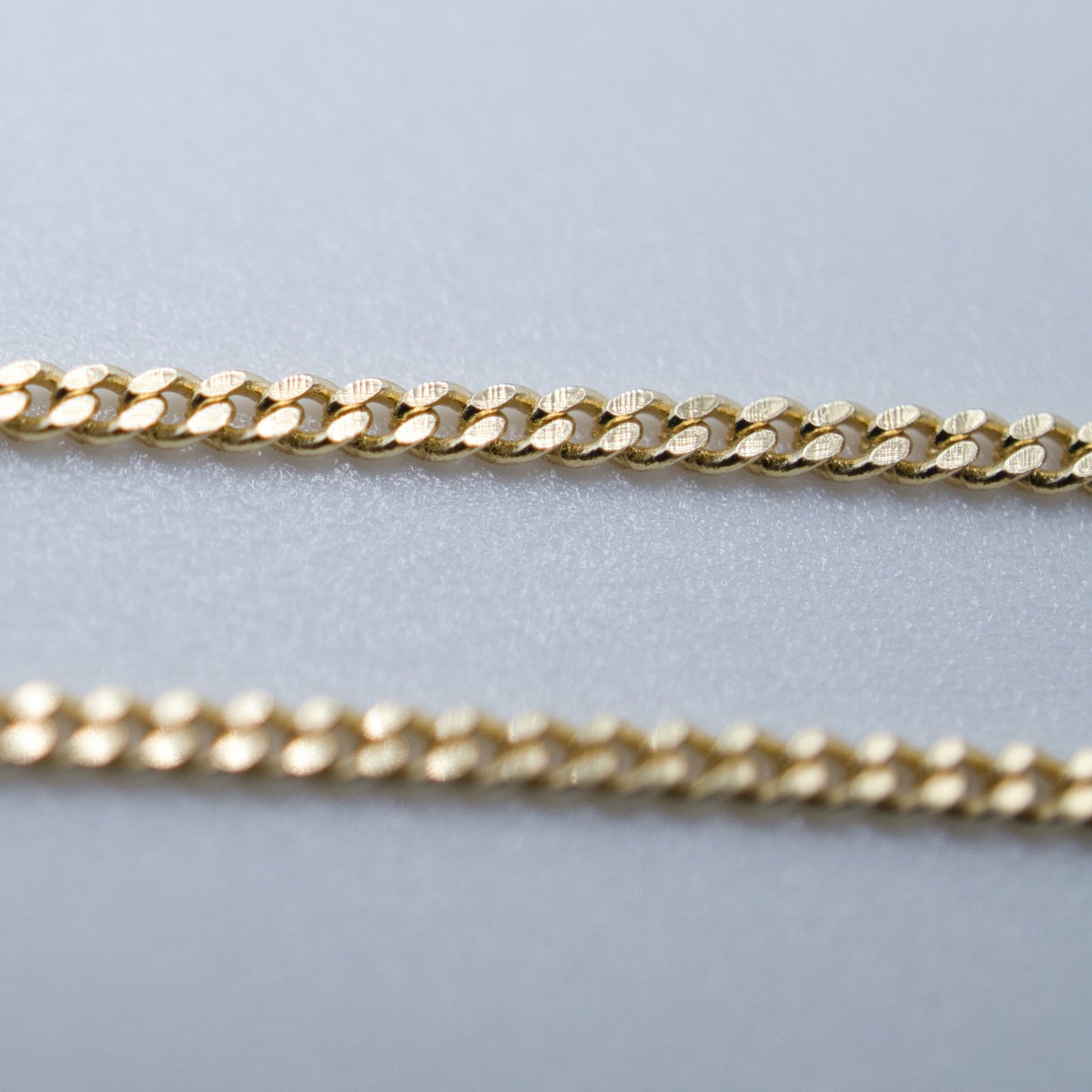 Golden Fine Curb Chain