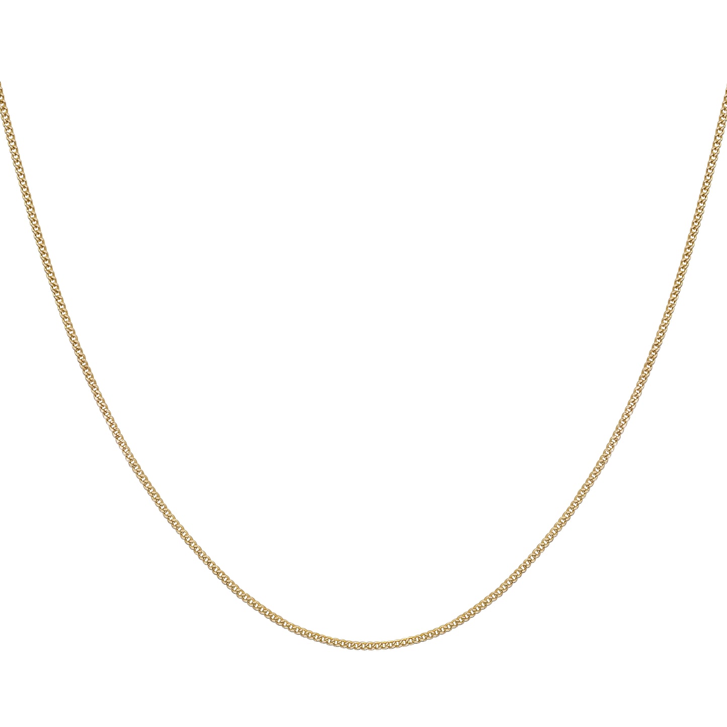 Slim Curb Chain - 14K Gold Vermeil over Sterling Silver