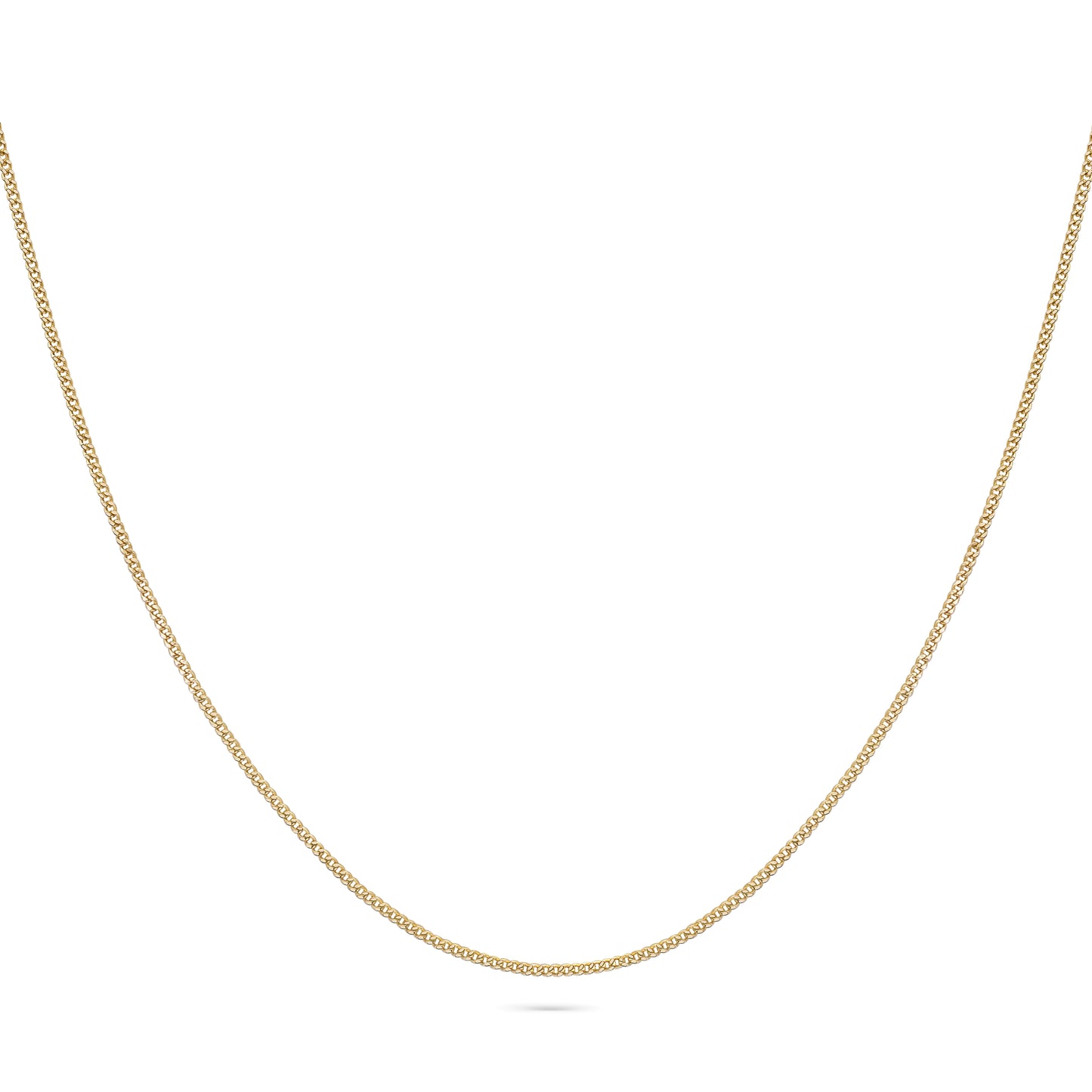 Slim Curb Chain - 14K Gold Vermeil over Sterling Silver