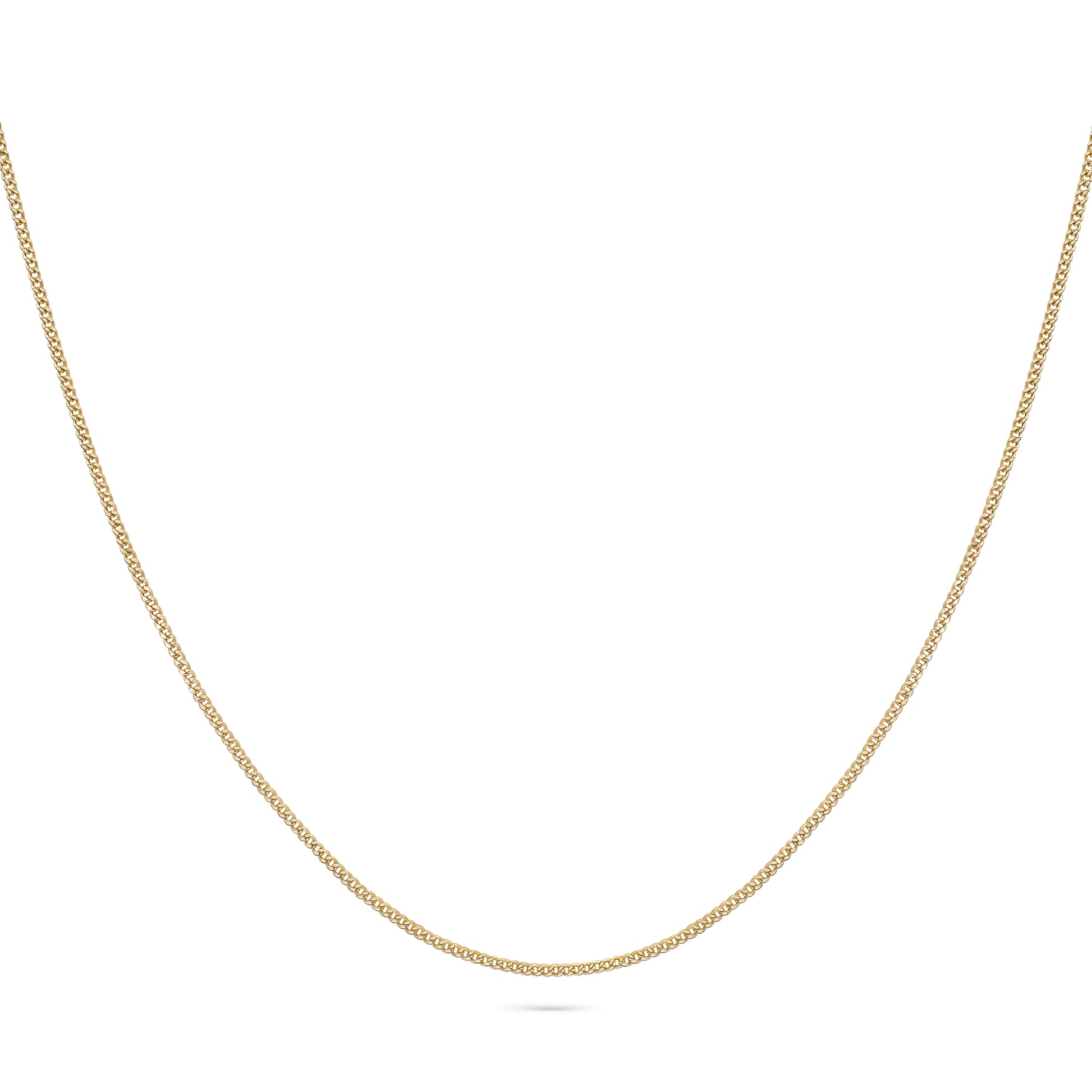Slim Curb Chain - 14K Gold Vermeil over Sterling Silver