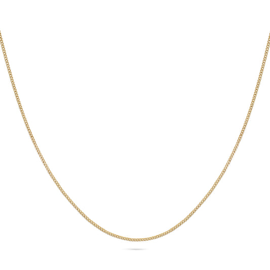 Slim Curb Chain - 14K Gold Vermeil over Sterling Silver